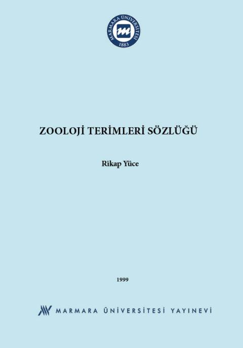 Zooloji Terimleri Sözlüğü